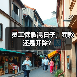 员工懒散混日子,罚款还是开除?(图2) 员工懒散混日子,罚款还是开除?(图2)