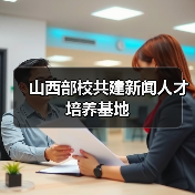 山西部校共建新闻人才培养基地(图1) 山西部校共建新闻人才培养基地(图1)