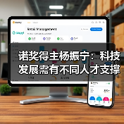 诺奖得主杨振宁:科技发展需有不同人才支撑(图1) 诺奖得主杨振宁:科技发展需有不同人才支撑(图1)