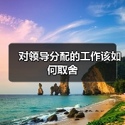 对领导分配的工作该如何取舍(图1) 对领导分配的工作该如何取舍(图1)