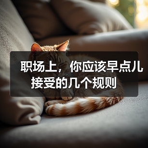 职场上,你应该早点儿接受的几个规则(图2) 职场上,你应该早点儿接受的几个规则(图2)