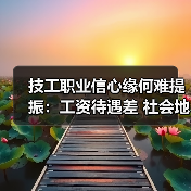 技工职业信心缘何难提振：工资待遇差 社会地位低（图1）