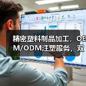 精密塑料制品加工，OEM/ODM注塑服务，双色壳与真空电镀技术（图2）